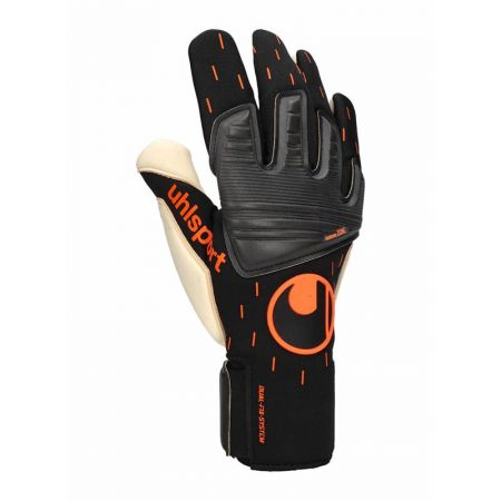 Manusi De Portar UHLSPORT Speed Contact Absolutgrip Reflex Gloves Black/Orange 527929 101126201 imagine 3